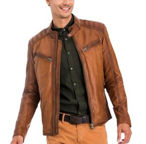 Chaqueta de Invierno para Hombre 2025, Nueva Moda, Profesional, Hecha a Medida, de Lona y Cuero, con Capucha, Impermeable, Transpirable, de Secado Rápido, Estilo Urbano - Product Image 2