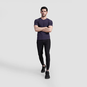 Camisetas de Hombre 100% Algodón, Diseño Personalizado, Lisas, Extra Grandes, Talla Grande, Transpirables, Casuales, de Manga Corta, Cuello en V - Product Image 3