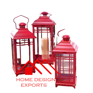 Último diseño Metal hierro linterna pátina acabado pared colgante mesa para decoración del hogar Navidad boda última decoración de Navidad - Product Image 5