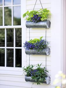 Best Quality Metal Hanging Flower <b>Planter</b> Simple Design Handmade Hanging Pot Home Garden Living Room Decoration Planting - Product Image 3