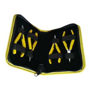 Meilleure pince à nez rond côté Premium pince coupante coupe fil 4 pièces grande qualité utiliser bijoux artisans pratique Pack d'essentiel - Product Image 4