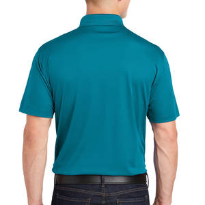 100% poliéster de alta calidad hombres Polo camiseta/venta al por mayor personalizado hombres Golf Polo camisas bordado Logo - Product Image 5