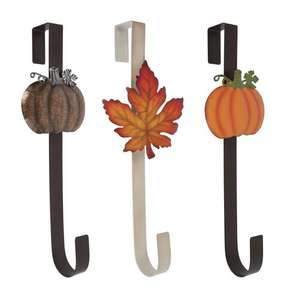 Colgador de corona de metal de calidad superior elegante para decoración de puerta de hotel Homer colgador de corona de metal en precio al por mayor de alta venta - Product Image 2