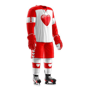 Uniforme d'entraînement de hockey sur glace de haute qualité professionnel, vêtements personnalisables de qualité supérieure, service OEM disponible, 100% polyester - Product Image 2