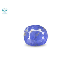Saphir bleu - 3,26 carats, pierre précieuse naturelle facettée, taille ovale calibrée, hauteur 8 mm, matériau opale bleu royal et aigue-marine - Product Image 1