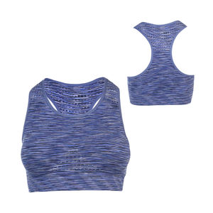 Sujetador Deportivo de Alto Impacto para Mujer, Modelo 2024, Marca Privada, Color Blanco, Personalizado para Gimnasio, Estilo Halter con Espalda Cruzada, Sin Espalda, de Alta Calidad - Product Image 5