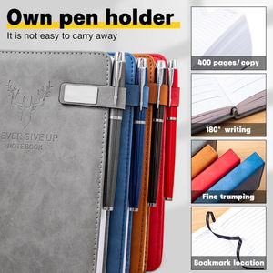 สมุดบันทึกหนัง PU ที่ไม่ซ้ำกันด้วยการออกแบบที่มีสีสัน-เหมาะสำหรับการให้ของขวัญใช้งานส่วนตัวโน้ตบุ๊ควางแผน - Product Image 3