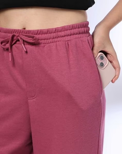 Pantalones Deportivos de Cintura Alta para Mujer, Venta Directa de Fábrica, Pantalones Deportivos Casuales Holgados con Bolsillos - Product Image 4