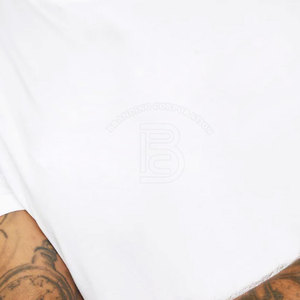 Venta al por mayor de los hombres personalizados de secado rápido Fitness camiseta de poliéster en blanco ajustado Athletic Gym Sport camiseta de entrenamiento - Product Image 6