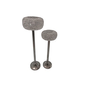 เชิงเทียนตกแต่งเชิงเทียนเชิงเทียนที่วางบนโต๊ะทองเหลืองชุบเทียนวินเทจ - Product Image 5