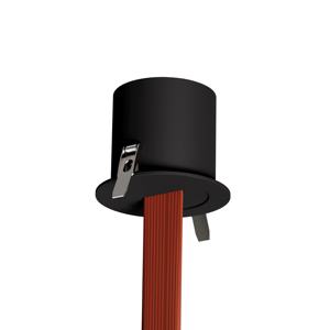 Auvent encastré DC48V Ceinture magnétique tissée noire Architectural Moderne Nouveau module d'éclairage de ceinture en tissu Éclairage sur rail flexible - Product Image 1