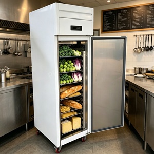 Refrigerador/Congelador Comercial <span class=keywords><strong>de</strong></span> Una Puerta con Ventilador, Compatible con Bandejas GN, Unidad <span class=keywords><strong>de</strong></span> Preparación, Acero Inoxidable, 2-8 ° C/-30 ° C - Product Image 1