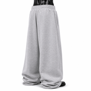 Pantalones Deportivos Anchos para Hombre, Corte Holgado, Cintura Elástica, Estilo Casual, para Descansar o Salir - Product Image 5