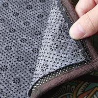 Tissu en feutre antidérapant à motif personnalisé pour fabricants, 260 grammes, couleur prune, tissu non tissé antidérapant à points, tissu en plastique anti-chute