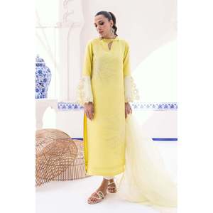 Ensemble chemise et dupatta en mousseline Solana pour le printemps et l'été - Product Image 3