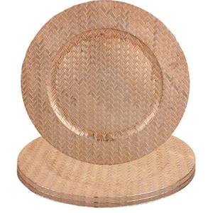 Rounded Shape Enamel Finishing For Dinner <b>Table</b> Top Catering Use Food Server Charger Plate Stylish Kitchen Ware Catering Item - Product Image 3