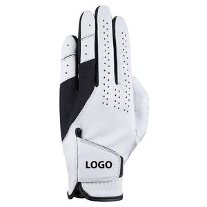 Gants de golf professionnels avec logo personnalisé, confortables, respirants et anti-rides, Cabretta en cuir, nouveaux sports d'été très vendus - Product Image 4