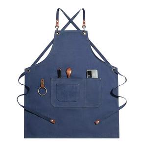 Delantal de Cocina de Lona con Tirantes Cruzados y Logotipo Personalizado para Hombres y Mujeres con Tirantes Ajustables - Product Image 6