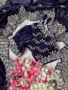 Most Exporting Indian Boutique Designer Silk Saree Latest Exclusive Fancy Blouse Bridal Ethnic <b>Party</b> Wedding Wear For Women Girl - Product Image 2