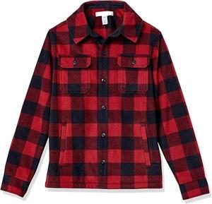 Haute qualité hommes laine Plaid bouton chemise vestes à manches longues flanelle veste col rabattu capuche classique lâche Plaid Design - Product Image 4