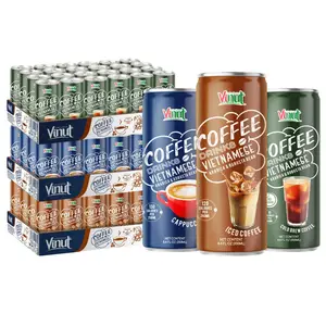 Cà phê Arabica & Robusta uống Việt Nam vinut | Mocha latte Cappuccino (250ml, 24 gói)-Sẵn sàng để uống, Nhà cung cấp bán buôn