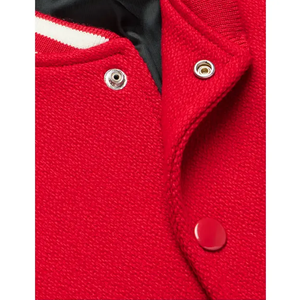 Veste universitaire pour homme, couleurs personnalisées, écologique, grande taille, avec corps en laine et enveloppe en coton pour l'automne - Product Image 5