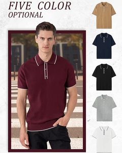 Venta al por mayor de secado rápido 100% poliéster Unisex para camisetas de polo logotipo personalizado patrón sólido de talla grande para hombres y mujeres en deportes Golf - Product Image 2
