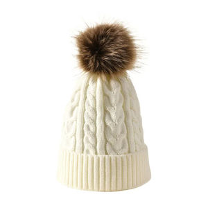 Wholesale Custom Logo Knit <b>Beanie</b> Winter Warm Ribbed Embroidered Cuffed Fisherman <b>Slouchy</b> <b>Beanies</b> Outdoor Fashion Skullcap - Product Image 6