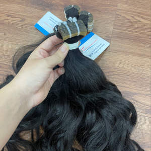 Bande de haute qualité vague droite extensions de cheveux humains vietnamiens meilleur prix dans les extensions de cheveux de bande de couleur de piano naturel - Product Image 1