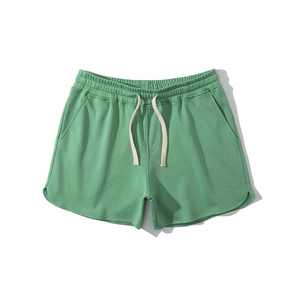 OEM ODM Ensemble chemise et short d'été 100% coton pour hommes, décontracté, à séchage rapide, double col rond, motif solide, écologique, prix de gros - Product Image 4