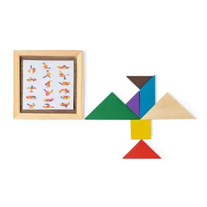 Puzzle Tangram in Legno Personalizzato, Giocattoli e Gadget Promozionali - Product Image 2