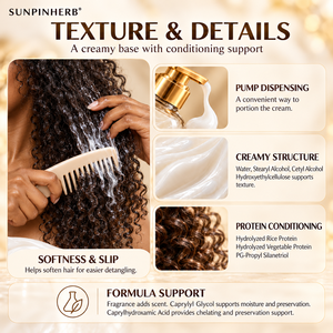 Sunpinherb มานูก้าน้ำผึ้งมาฟูระครีมให้ความชุ่มชื้นสำหรับผมหยิก384มล. - Product Image 4