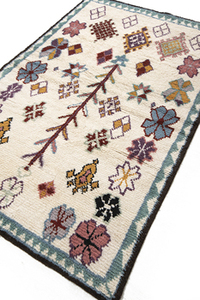 Tapis turc vintage en laine marocaine Beni Ourain Style Maroc Tapis berbère Tapis pour chambre Tapis Azilal - Product Image 2