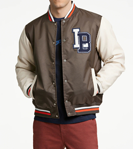 Custom Men's Winter Varsity <b>Jacket</b> with Front Logo Polyester/Cotton Quick Dry & Breathable <b>Slim</b> <b>Fit</b> - Product Image 1