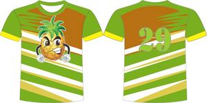 เสื้อยืดลำลองระบายอากาศแห้งเร็วผ้าถักผสมโพลีเอสเตอร์/ ผ้าฝ้ายผสมโพลีเอสเตอร์พิมพ์ลายแบบกำหนดเอง - Product Image 4