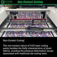 Machine de découpe laser CO2 avec caméra CCD pour la sublimation, les jouets en peluche, les tissus et les textiles