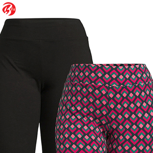 Mallas de yoga con cintura elástica y estampado por sublimación de diferentes diseños transpirables para mujer - Product Image 6