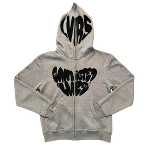 Full Face Zip up Puff Print <b>Hoodies</b> New Winter Streetwear Men <b>Hoodies</b> High Quality <b>Thermal</b> Blue Color <b>Hoodies</b> - Product Image 3