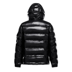 Manteaux rembourrés à capuche détachables avec logo personnalisé OEM Manteau blanc d'hiver en duvet d'homme à bulles Veste bouffante brillante - Product Image 2