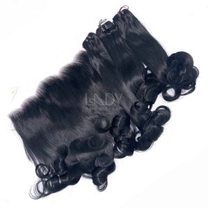 Paquetes de color de punta ondulada de cabello crudo de alta calidad con frontal y paquetes para hacer pelucas - Product Image 4
