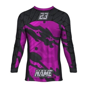Sublimación de impresión hombres Biker Jersey personalizado MTB bicicleta de montaña Motocross Jerseys transpirable carreras jerseywindproof moto carrera - Product Image 4