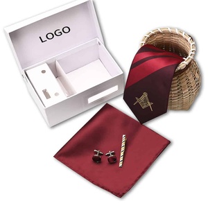 Conjunto de Corbata de Regalo Tejida en Seda 100% Orgánica, Hecha a Mano, Masónica, de Yili - Product Image 2