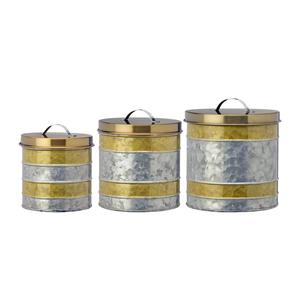 กระป๋องโลหะสำหรับห้องครัวกล่องเก็บของทำมือ - Product Image 4