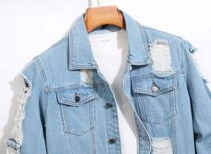 Man Jackets Breathable <b>Men</b> Denim Jackets Plus Size <b>Men</b> Jeans Jackets Made in Pakistan Custom Logo And Design - Product Image 2