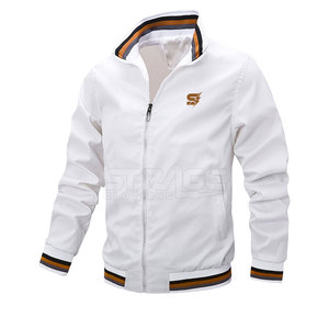 Chaqueta Bomber de Invierno para Hombre de Alta Calidad, Diseño Personalizado, Cuello Alto de Lona, Logotipo Frontal, Precio al por Mayor - Product Image 1