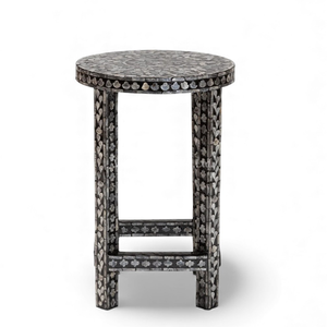 Elegante Mesa de Centro Moderna de Nácar con Incrustaciones de Concha Hechas a Mano, Mueble para Sala de Estar, Tamaño Personalizable para Decoración de Hogar Premium - Product Image 1