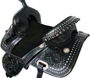 Meilleure vente American Smart Horse Western Saddle Produits d'équitation en cuir véritable Logo personnalisé Tailles personnalisées durables IN;34648 - Product Image 4