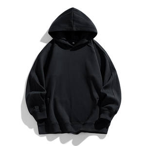 OEM personalizado impreso bordado logotipo diseño hombres sudadera 2023 otoño nueva juventud casual simple color sólido pulóver sudadera - Product Image 2