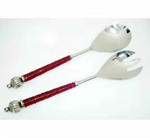 Juego de 2 Servidores de Ensalada con Mango Acrílico y Acero Inoxidable, Ecológico y Apto para Lavavajillas - Product Image 5