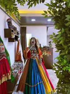 Vestido largo de terciopelo bordado Afghani Kuchi para mujer de primera calidad, ropa tradicional para fiesta de boda, vestido afgano Vintage para mujer - Product Image 4